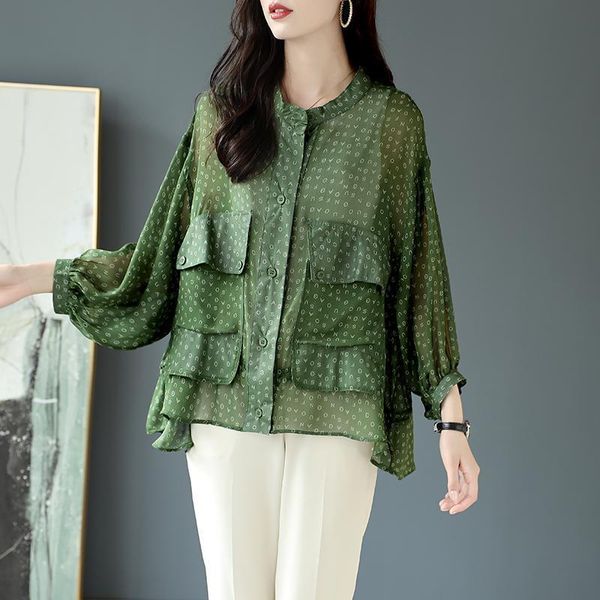 shirts vintage printed spliced button pockets irregular shirt women's clothing 2022 autumn new casual loose asymmetrical blouse, White
shirts vintage printed spliced button pockets irregular shirt women's clothing 2022 autumn new casual loose asymmetrical blouse, White