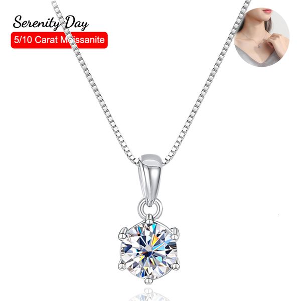 pendant necklaces serenity day six claw d color 123510 pendant necklace women s925 silver plate pt950 wedding bridal jewelry 230426
pendant necklaces serenity day six claw d color 123510 pendant necklace women s925 silver plate pt950 wedding bridal jewelry 230426