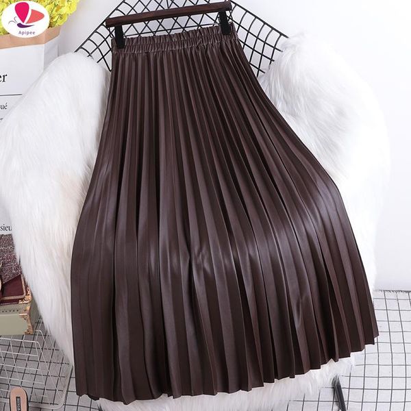 dresses apipee faux leather women maxi skirt 2022 autumn winter casual solid pu a line high waist pleated long skirt female ladies, White;black
dresses apipee faux leather women maxi skirt 2022 autumn winter casual solid pu a line high waist pleated long skirt female ladies, White;black