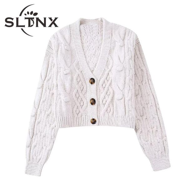 sweaters sltnx 2022 winter cardigan women sweater long sleeve vneck white knit cardigan vintage single breasted chic loose sweaters, White;black
sweaters sltnx 2022 winter cardigan women sweater long sleeve vneck white knit cardigan vintage single breasted chic loose sweaters, White;black