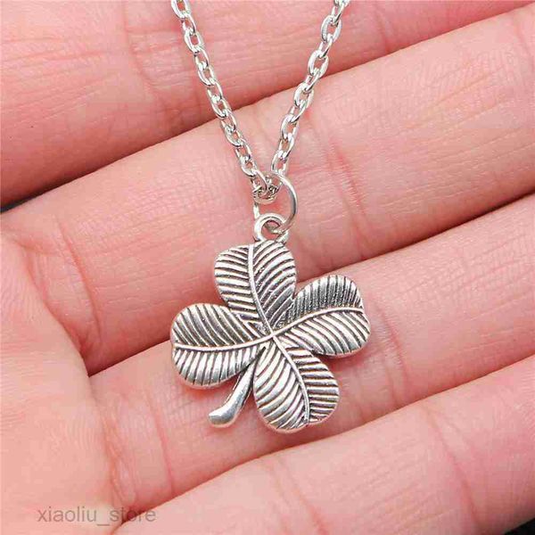 pendant necklaces dropshipping antique silver color 20x18mm four leaf clover pendant necklace for women
pendant necklaces dropshipping antique silver color 20x18mm four leaf clover pendant necklace for women