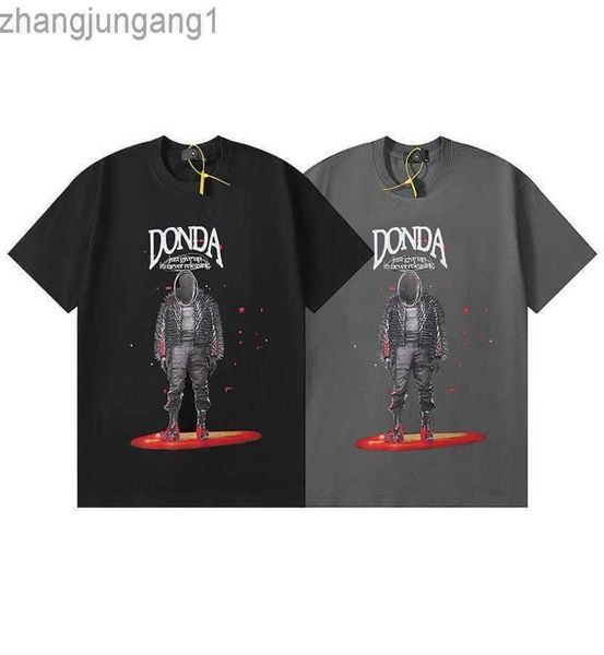2023 spring and summer t shirt wests astronaut short sleeve printed round neck creative tshirts, White;black
2023 spring and summer t shirt wests astronaut short sleeve printed round neck creative tshirts, White;black