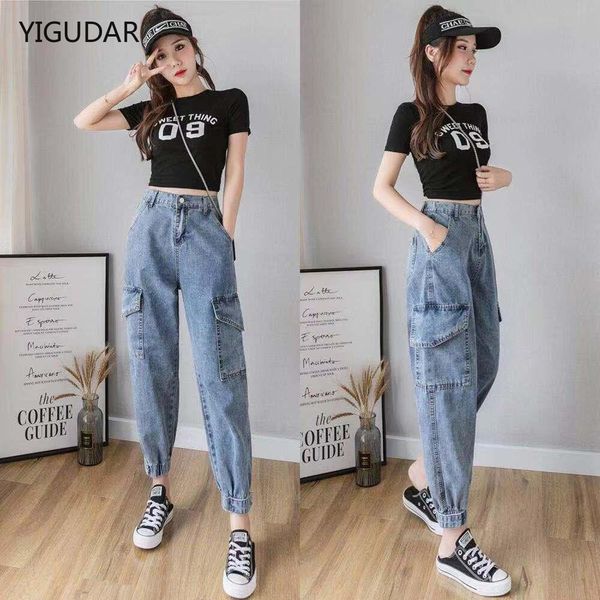 jeans casual big pocket cargo denim pants women blue boyfriend elastic high waist baggy jeans streetwear banded vaqueros mujer
jeans casual big pocket cargo denim pants women blue boyfriend elastic high waist baggy jeans streetwear banded vaqueros mujer