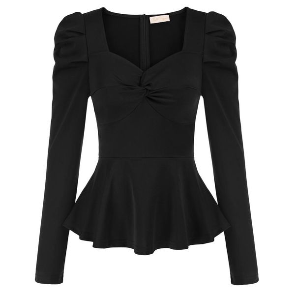 t-shirt belle poque women vintage lantern sleeve blouse ruched sweetheart neck peplum ruched front tee ladies streetwear a20, White
t-shirt belle poque women vintage lantern sleeve blouse ruched sweetheart neck peplum ruched front tee ladies streetwear a20, White