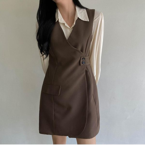 dress plamtee chic stylish two pieces sets elegant new 2022 ol autumn women vest mini dress office lady slim solid shirts suits, White
dress plamtee chic stylish two pieces sets elegant new 2022 ol autumn women vest mini dress office lady slim solid shirts suits, White
