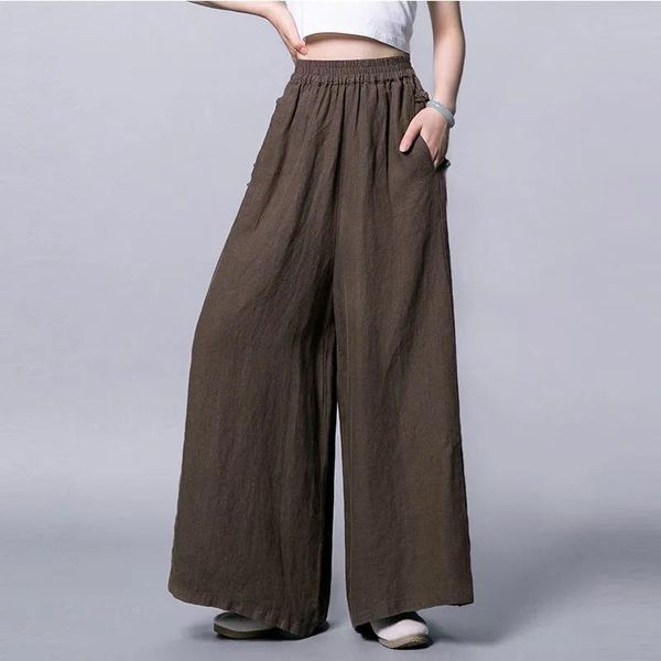 capris lucyever 2022 summer wide leg pants women high waist breathable cotton linen pants womens loose casual ankle length trousers, Black;white
capris lucyever 2022 summer wide leg pants women high waist breathable cotton linen pants womens loose casual ankle length trousers, Black;white
