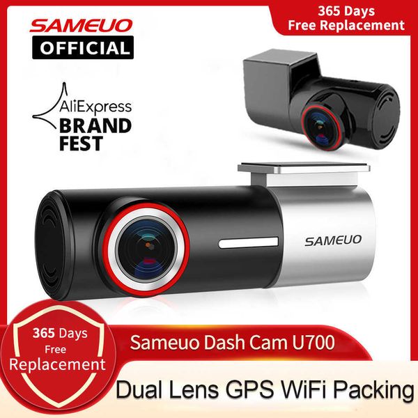 Image of Other Electronics SAMEUO U700 Dash Cam Front and Rear Camera Recorder QHD 1944P Car DVR with 2 cam dashcam WiFi Video Recorder 24H Parking Monitor J230427