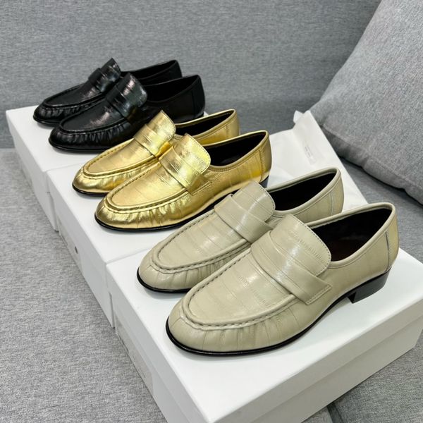 women shoes the row ruched-detailed almond toe soft loafers eel rtisanally-crafted paneled eelskin leather natural pleating effect fashion 3, Black
women shoes the row ruched-detailed almond toe soft loafers eel rtisanally-crafted paneled eelskin leather natural pleating effect fashion 3, Black