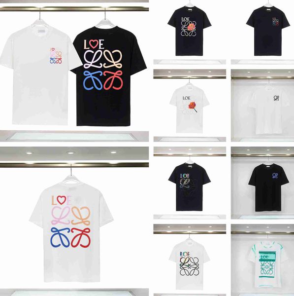 2023 men's t-shirts designer spring/summer new colorful love letter printing 230g double strand 32 thread tight double yarn cotton fabr, White;black
2023 men's t-shirts designer spring/summer new colorful love letter printing 230g double strand 32 thread tight double yarn cotton fabr, White;black