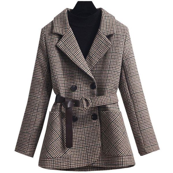 fur woolen suit jacket women 2022 autumn winter new blazer coat korean version of the outwear houndstooth short overcoat ladies, Black
fur woolen suit jacket women 2022 autumn winter new blazer coat korean version of the outwear houndstooth short overcoat ladies, Black