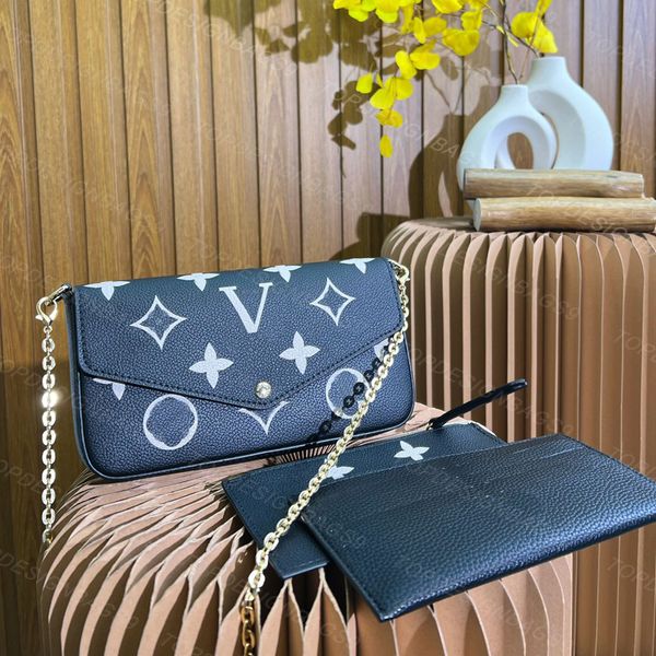 fashion designer shoulder bags with wallet card holder 3-in-1 luxury crossbody messenger bags floral chain louisevuit purse clutch channel b
fashion designer shoulder bags with wallet card holder 3-in-1 luxury crossbody messenger bags floral chain louisevuit purse clutch channel b