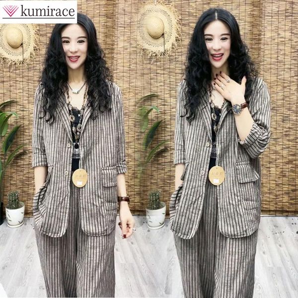 pants spring women's 2022 new korean elegant women's pants set long sleeve retro stripe coat harlan trousers set twopiece set, White
pants spring women's 2022 new korean elegant women's pants set long sleeve retro stripe coat harlan trousers set twopiece set, White