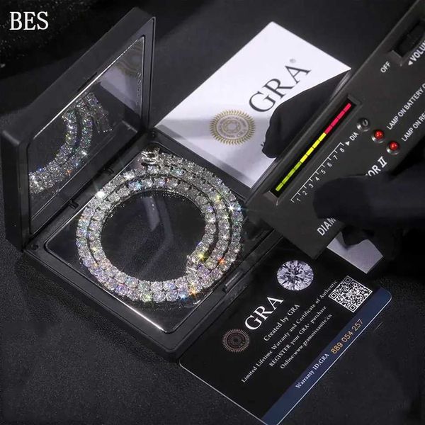 selling fashion hip hop 3-6mm s925 silver vvs moissanite diamond rapper tennis chain necklace with gra certificate
selling fashion hip hop 3-6mm s925 silver vvs moissanite diamond rapper tennis chain necklace with gra certificate