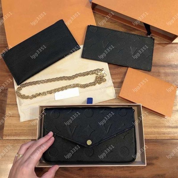 5a cowhide felicie 3pcs shoulder crossbody bags women envelope messenger bag designer luxury handbags louiseitys clutch purses chain pochett
5a cowhide felicie 3pcs shoulder crossbody bags women envelope messenger bag designer luxury handbags louiseitys clutch purses chain pochett