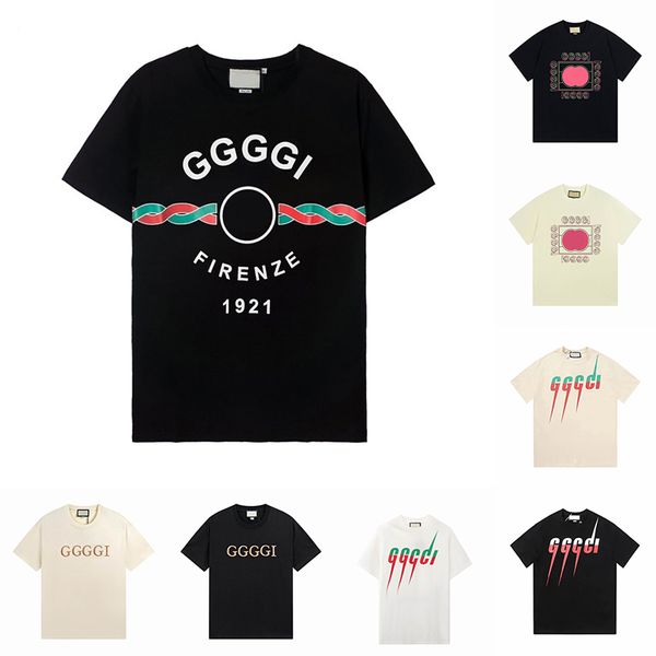 t shirt mens women designers tshirts letter print round neck short sleeve black white fashion luxurys man tees, White;black
t shirt mens women designers tshirts letter print round neck short sleeve black white fashion luxurys man tees, White;black