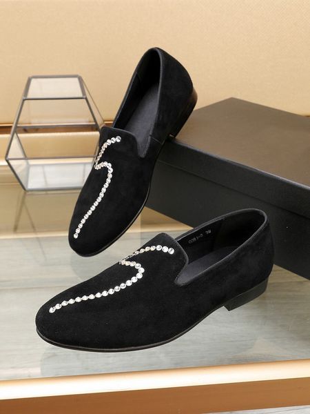 2023 men dress shoes fashion party wedding brand designer slip on walking flats men's formal rivets business loafers size 38-44, Black
2023 men dress shoes fashion party wedding brand designer slip on walking flats men's formal rivets business loafers size 38-44, Black