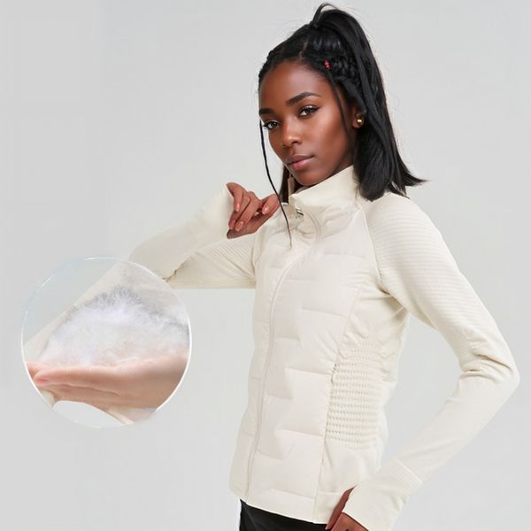 LL New Yoga Coats for It All Jackets High-end Women's White Goose Down Lightweight Jogger Sweatshirts Mock Neck Zipper Long-sleeve Winter Running Warm Jacket, Black
LL New Yoga Coats for It All Jackets High-end Women's White Goose Down Lightweight Jogger Sweatshirts Mock Neck Zipper Long-sleeve Winter Running Warm Jacket, Black