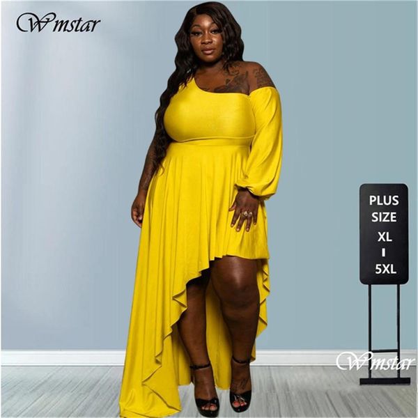 dresses wmstar plus size dress women 4xl 5xl summer solid single sleeve elegant midi dress irregular hem wholesale dropshipping, Black
dresses wmstar plus size dress women 4xl 5xl summer solid single sleeve elegant midi dress irregular hem wholesale dropshipping, Black