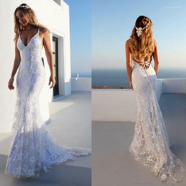 deep v-neck mermaid wedding dress boho sleeveless lace appliques bridal gown backless zipper tulle train vestido de noiva, Black;gray
deep v-neck mermaid wedding dress boho sleeveless lace appliques bridal gown backless zipper tulle train vestido de noiva, Black;gray