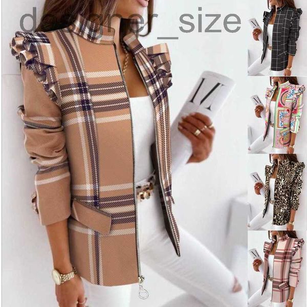 women's blouses & shirts designernew women zipper jacket spring autumn office ladies plaid jackets coat coats working causal coat outer, White
women's blouses & shirts designernew women zipper jacket spring autumn office ladies plaid jackets coat coats working causal coat outer, White
