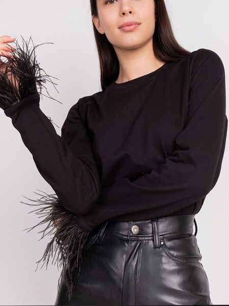 t-shirt feather tshirts women spring long sleeve black tees women fashion chic y2k white shirt o neck casual elegant party ladies
t-shirt feather tshirts women spring long sleeve black tees women fashion chic y2k white shirt o neck casual elegant party ladies