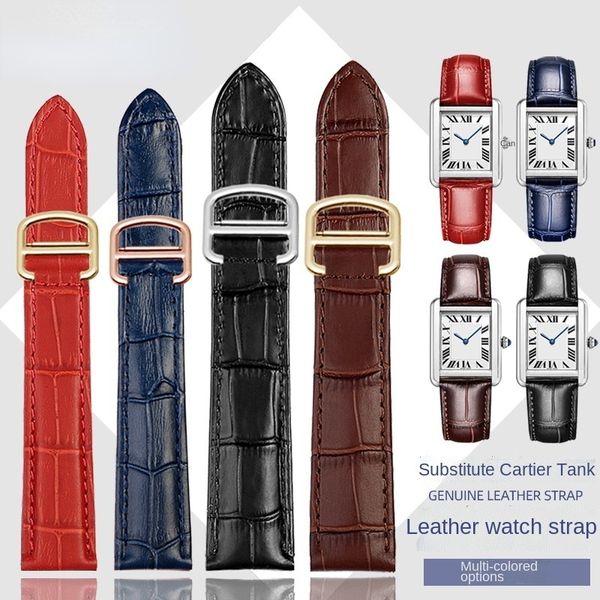 watch bands genuine leather strap replacement for tank men women chain blue red pink band bracelet belt 16 18 20mm 230426, Black;brown
watch bands genuine leather strap replacement for tank men women chain blue red pink band bracelet belt 16 18 20mm 230426, Black;brown