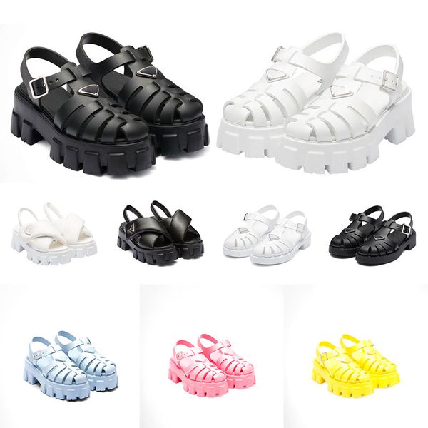 women foam rubber sandals prad monolith platform sandal soft lining leather concave convex sole yellow womens vintage beach shoes, Black
women foam rubber sandals prad monolith platform sandal soft lining leather concave convex sole yellow womens vintage beach shoes, Black
