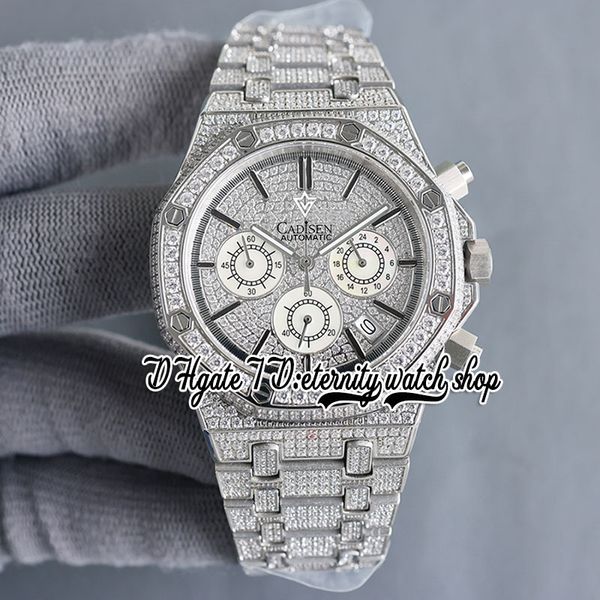 sf sf26333 japan miyota quartz chronograph movement mens watch full iced out paved diamond dial black stick markers diamonds bracelet eterni, Slivery;brown
sf sf26333 japan miyota quartz chronograph movement mens watch full iced out paved diamond dial black stick markers diamonds bracelet eterni, Slivery;brown