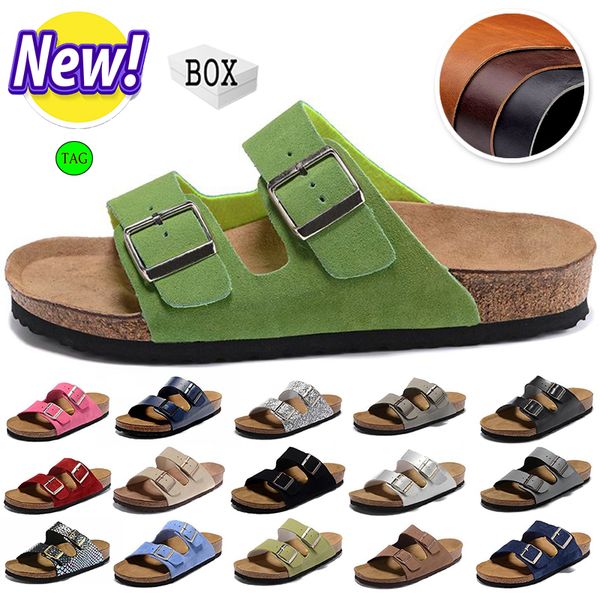 birk's boken style summer beach leather suede slipper flip flops sandals women men color casual slides shoes flat block heel sandals te, Black
birk's boken style summer beach leather suede slipper flip flops sandals women men color casual slides shoes flat block heel sandals te, Black
