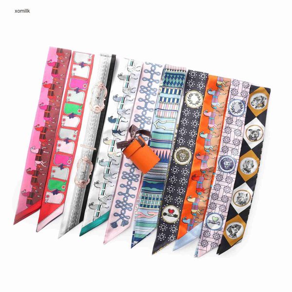 hermm designer scarves cravat h family scarf women s decoration kelly baosang silk long strip small new baobao ribbon handle strap, Blue;gray
hermm designer scarves cravat h family scarf women s decoration kelly baosang silk long strip small new baobao ribbon handle strap, Blue;gray
