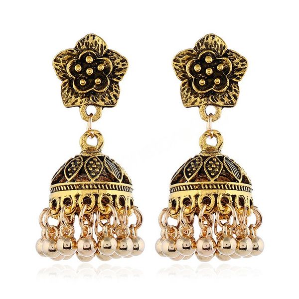 retro flower bell pendant earrings women ladies vintage ethnic style bell tassel earrings bohemian party jewelry gifts, Silver
retro flower bell pendant earrings women ladies vintage ethnic style bell tassel earrings bohemian party jewelry gifts, Silver