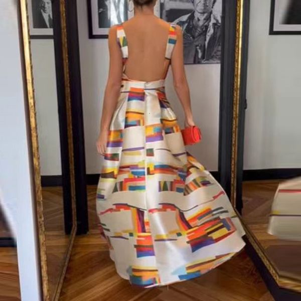casual dresses office lady banquet loose hem aline elegant sleeveless backless party fashion print women slash collar long 230426, Black;gray
casual dresses office lady banquet loose hem aline elegant sleeveless backless party fashion print women slash collar long 230426, Black;gray