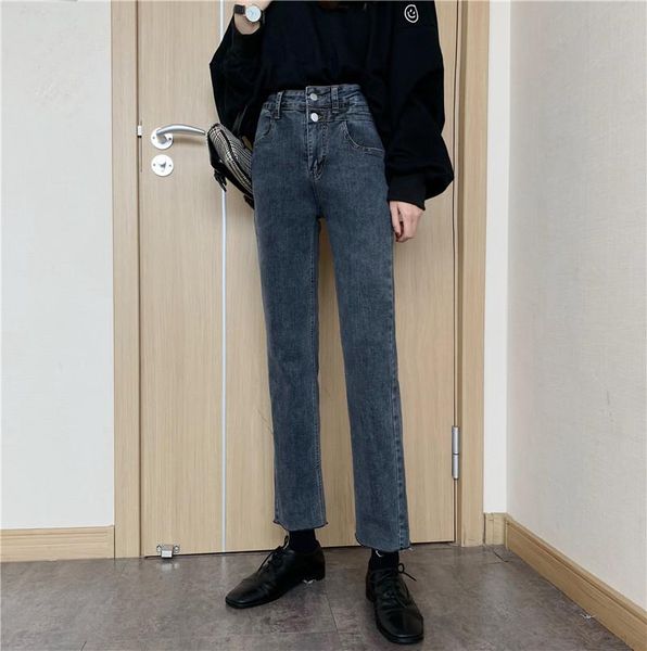 jeans dd2570 new style straightleg pants jeans highwaisted small loose wideleg pants jeans, Blue
jeans dd2570 new style straightleg pants jeans highwaisted small loose wideleg pants jeans, Blue