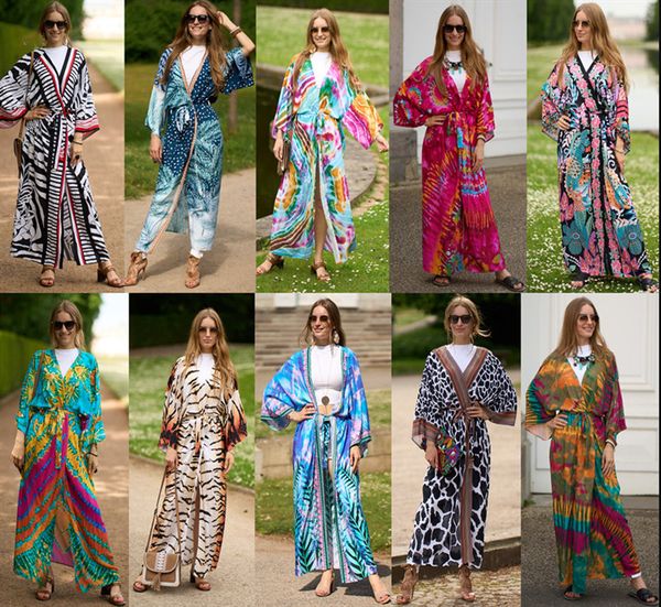 women's swimwear printed beach blouse cardigan loose sunscreen shirt european and american ladies bikini 230426, White;black
women's swimwear printed beach blouse cardigan loose sunscreen shirt european and american ladies bikini 230426, White;black