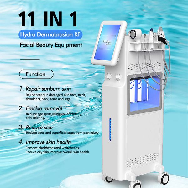 11 in 1 multifunction oxygen jet peel facial machine water microdermabrasion small bubble rf fractional skin care wrinkle remover beauty equ, Black;white
11 in 1 multifunction oxygen jet peel facial machine water microdermabrasion small bubble rf fractional skin care wrinkle remover beauty equ, Black;white