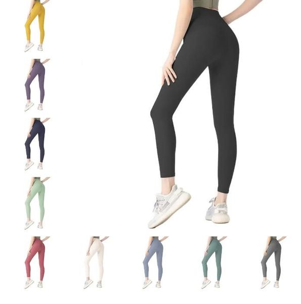 

23 Yoga Lu Align Leggings Women Shorts Cropped Pants Outfits Lady Sports Yoga Ladies Pants Exercise Fitness Wear Girls Running Leggings Gym Slim Fit Align Pants, #1
