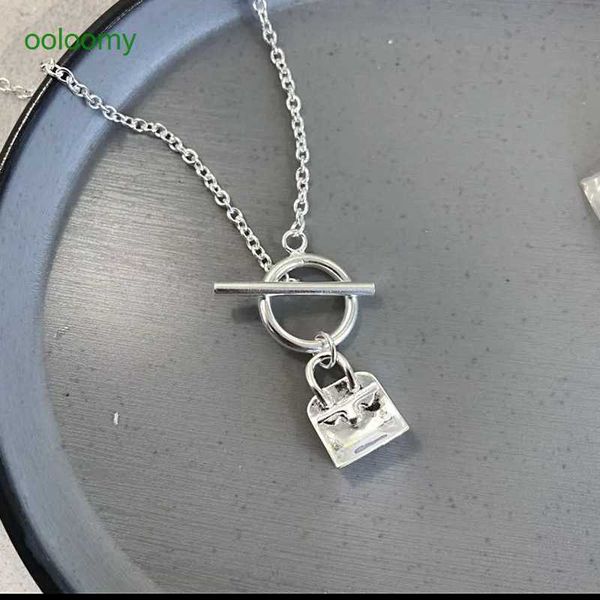 hemres designer necklace 925 sterling silver ot buckle bag necklace south korean new bright ins red blog main collar chain women n774, Black
hemres designer necklace 925 sterling silver ot buckle bag necklace south korean new bright ins red blog main collar chain women n774, Black