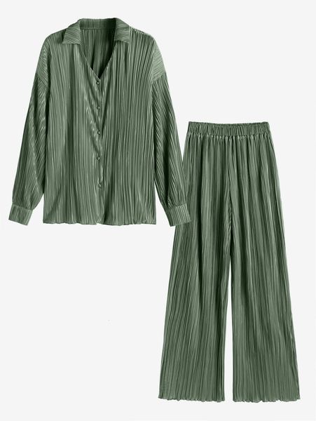 women's two piece pants plisse pleated button up shirt and pant solid suit pieces outfits office lady casual trousers set 230426, White
women's two piece pants plisse pleated button up shirt and pant solid suit pieces outfits office lady casual trousers set 230426, White