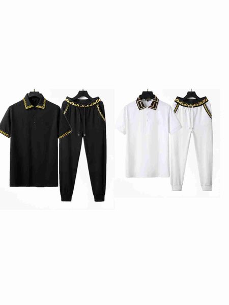 men's tracksuits suit men's designer slim lapel casual t-shirt fashion stripe pattern cotton brand spring and summer casual men�, Gray
men's tracksuits suit men's designer slim lapel casual t-shirt fashion stripe pattern cotton brand spring and summer casual men�, Gray