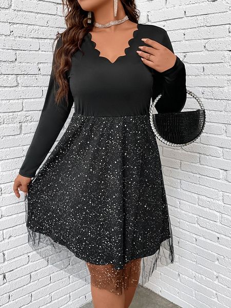 plus size dresses pink elegant size dress for women 4xl autumn black curvy mesh long sleeve clothing prom evening party large 230426
plus size dresses pink elegant size dress for women 4xl autumn black curvy mesh long sleeve clothing prom evening party large 230426