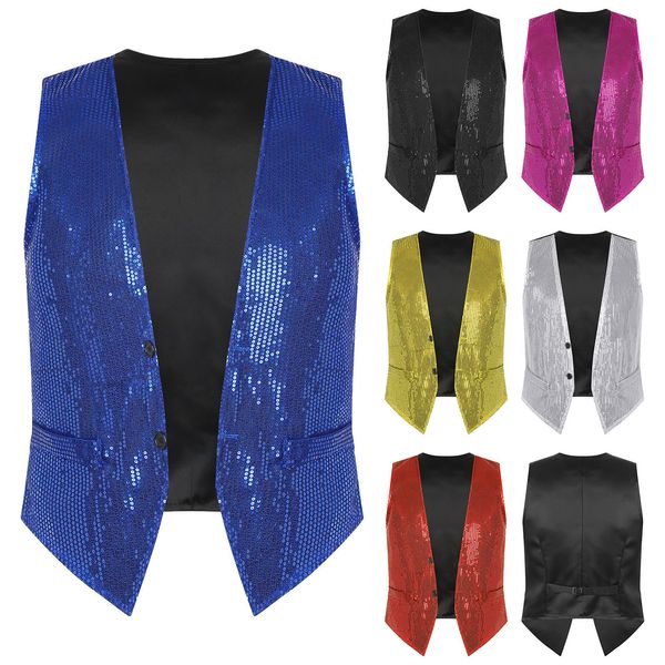 men s vests rompi dansa wanita pria tanpa lengan manik manik berkilau tank tari jazz kostum pertunjukan panggung klub pesta formal 230427, Black;white
men s vests rompi dansa wanita pria tanpa lengan manik manik berkilau tank tari jazz kostum pertunjukan panggung klub pesta formal 230427, Black;white