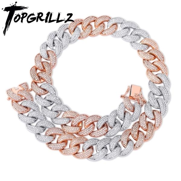 pendant necklaces rillz 18 mm maimi kuba link rantai kalung rose emas perak warna es keluar kubik zircon hip hop perhiasan hadiah 230427, Silver
pendant necklaces rillz 18 mm maimi kuba link rantai kalung rose emas perak warna es keluar kubik zircon hip hop perhiasan hadiah 230427, Silver