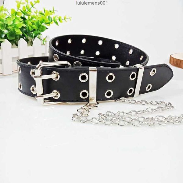 belts double row needle buckle belt, men's punk trend waist chain, and wo universal double hole wide belt6j8u, Black;brown
belts double row needle buckle belt, men's punk trend waist chain, and wo universal double hole wide belt6j8u, Black;brown