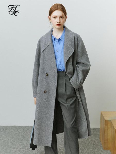 fur fsle hepburn style doublesided long woolen coat women autumn winter 2022 new office lady commuter casual female woolen coats, Black
fur fsle hepburn style doublesided long woolen coat women autumn winter 2022 new office lady commuter casual female woolen coats, Black