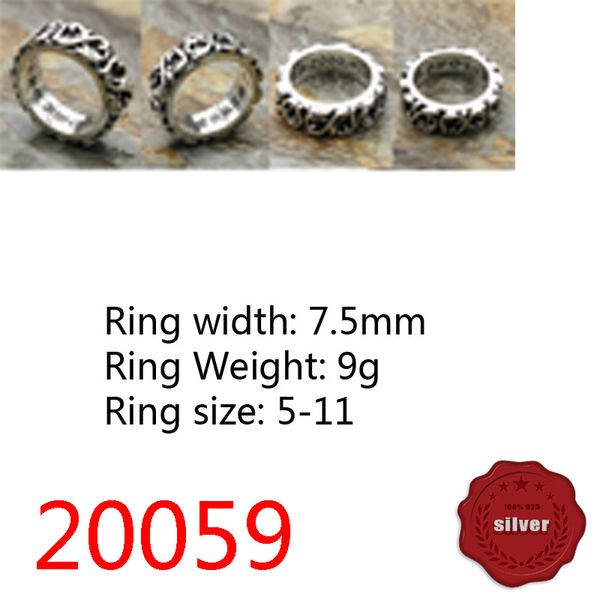 20059 s925 sterling silver ring forever cross flower letter punk hip hop network red personalized simple couple style lover gift
20059 s925 sterling silver ring forever cross flower letter punk hip hop network red personalized simple couple style lover gift
