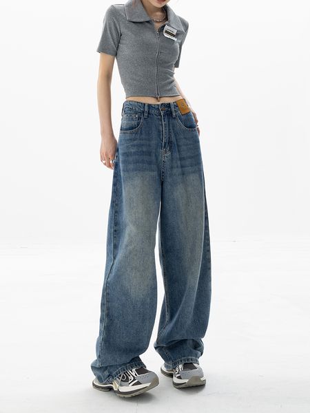 women's jeans plus-size high waist wide leg baggy jeans women vintage y2k streetwear women's denim pants korean loose straight jea, Blue
women's jeans plus-size high waist wide leg baggy jeans women vintage y2k streetwear women's denim pants korean loose straight jea, Blue