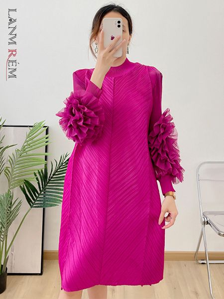 casual dresses lanmrem ruffles sleeves pleated dress for women round neck solid color patchwork female elegant clothing 2r1791 230427, Black;gray
casual dresses lanmrem ruffles sleeves pleated dress for women round neck solid color patchwork female elegant clothing 2r1791 230427, Black;gray