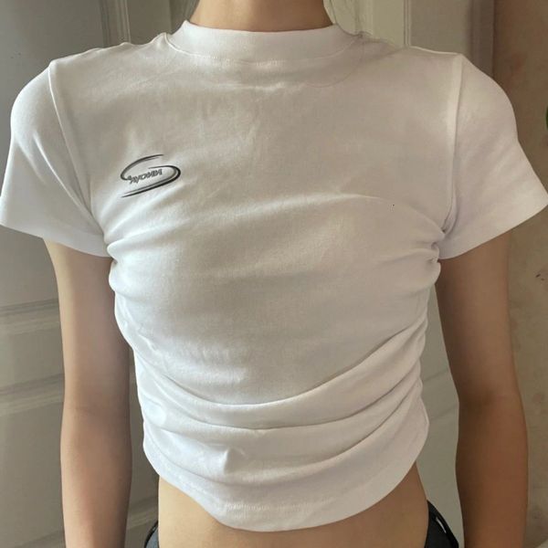 women's t-shirt deeptown women white cotton t-shirts korean fashion harajuku crop y2k short sleeve tee tunic folds tshirt streetwear 2
women's t-shirt deeptown women white cotton t-shirts korean fashion harajuku crop y2k short sleeve tee tunic folds tshirt streetwear 2