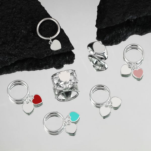 925 sterling silver love brand ring multi-style heart rings women's jewelry banquet designer jewelry couple's signet ring return b
925 sterling silver love brand ring multi-style heart rings women's jewelry banquet designer jewelry couple's signet ring return b