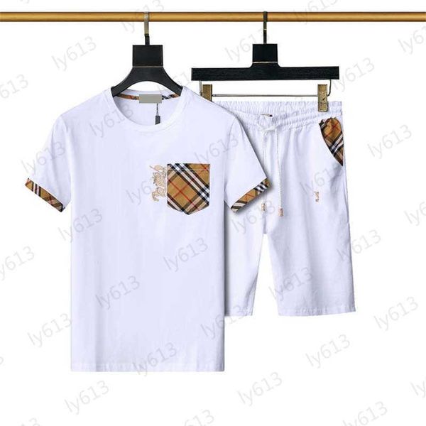 summer mens t shirts clothes short set designer white fashion casual classic plaid stripe printed pocket design round neck cotton set male t, Gray
summer mens t shirts clothes short set designer white fashion casual classic plaid stripe printed pocket design round neck cotton set male t, Gray